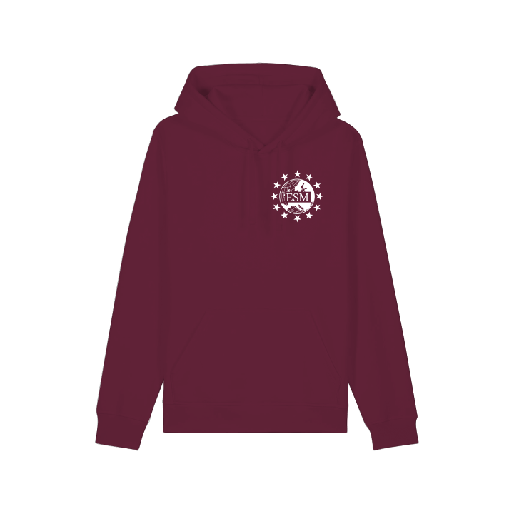 Leichter Hoodie mit Logo in Weiss