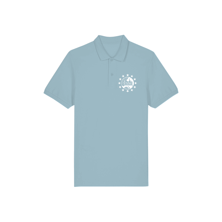 Poloshirt mit weißen Logo